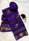 Tew Pure Marsh Chinon Silk Printed Saree